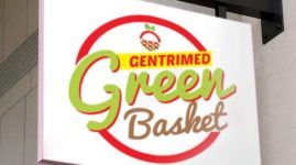 Food logo design for Green Basket