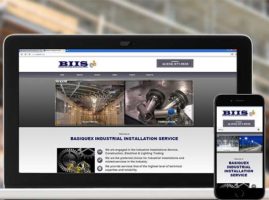 construction company website design for Basiquex